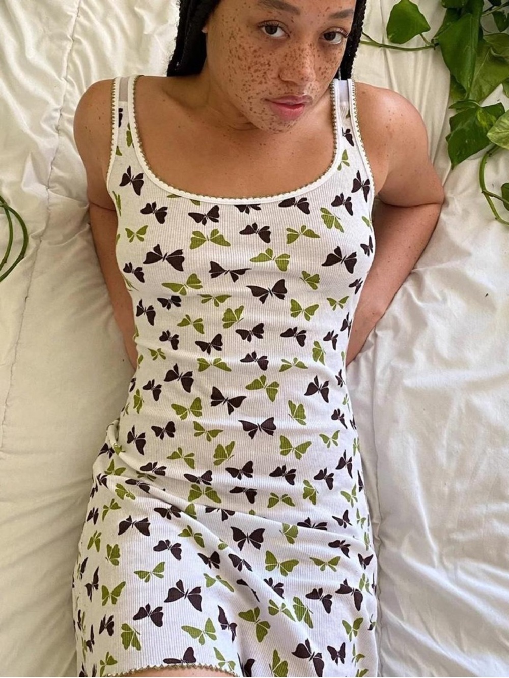 pretties venice butterfly mini dress